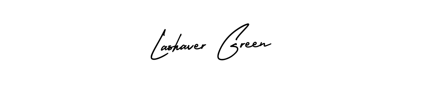 Lashaver Green stylish signature style. Best Handwritten Sign (AmerikaSignatureDemo-Regular) for my name. Handwritten Signature Collection Ideas for my name Lashaver Green. Lashaver Green signature style 3 images and pictures png