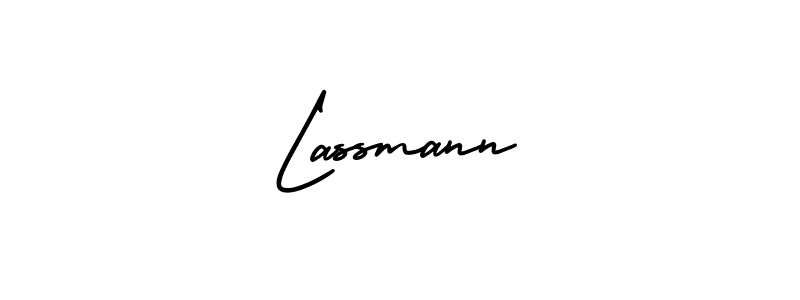 Make a beautiful signature design for name Lassmann. With this signature (AmerikaSignatureDemo-Regular) style, you can create a handwritten signature for free. Lassmann signature style 3 images and pictures png