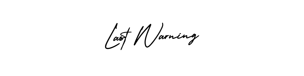 Make a beautiful signature design for name Last Warning. With this signature (AmerikaSignatureDemo-Regular) style, you can create a handwritten signature for free. Last Warning signature style 3 images and pictures png
