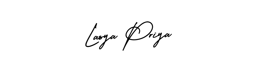 Make a short Lasya Priya signature style. Manage your documents anywhere anytime using AmerikaSignatureDemo-Regular. Create and add eSignatures, submit forms, share and send files easily. Lasya Priya signature style 3 images and pictures png