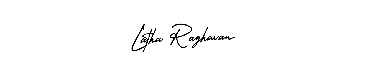 Latha Raghavan stylish signature style. Best Handwritten Sign (AmerikaSignatureDemo-Regular) for my name. Handwritten Signature Collection Ideas for my name Latha Raghavan. Latha Raghavan signature style 3 images and pictures png