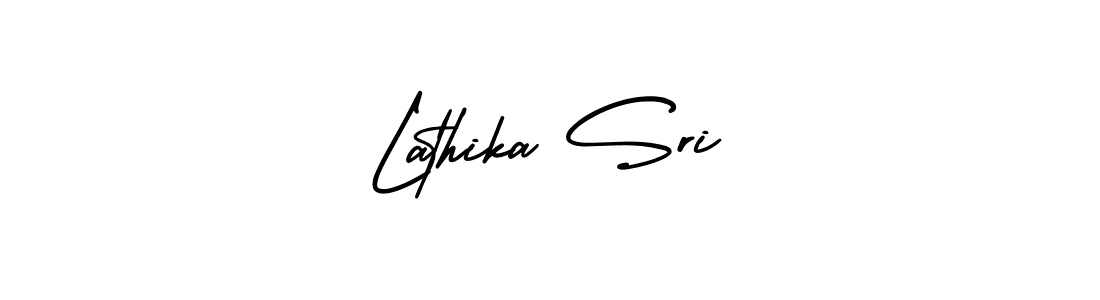 if you are searching for the best signature style for your name Lathika Sri. so please give up your signature search. here we have designed multiple signature styles  using AmerikaSignatureDemo-Regular. Lathika Sri signature style 3 images and pictures png