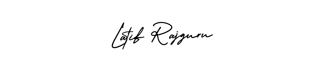 Also we have Latif Rajguru name is the best signature style. Create professional handwritten signature collection using AmerikaSignatureDemo-Regular autograph style. Latif Rajguru signature style 3 images and pictures png