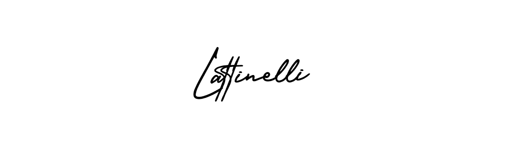 Design your own signature with our free online signature maker. With this signature software, you can create a handwritten (AmerikaSignatureDemo-Regular) signature for name Lattinelli. Lattinelli signature style 3 images and pictures png