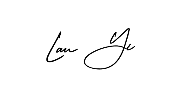 Design your own signature with our free online signature maker. With this signature software, you can create a handwritten (AmerikaSignatureDemo-Regular) signature for name Lau Yi. Lau Yi signature style 3 images and pictures png