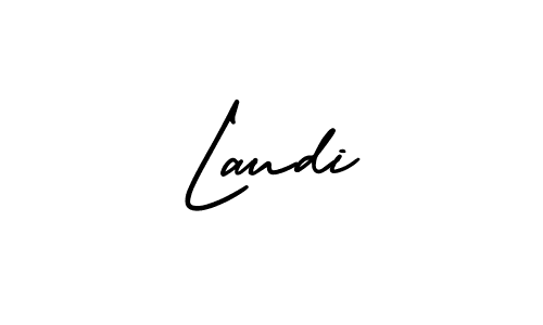 AmerikaSignatureDemo-Regular is a professional signature style that is perfect for those who want to add a touch of class to their signature. It is also a great choice for those who want to make their signature more unique. Get Laudi name to fancy signature for free. Laudi signature style 3 images and pictures png