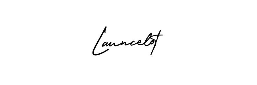 Design your own signature with our free online signature maker. With this signature software, you can create a handwritten (AmerikaSignatureDemo-Regular) signature for name Launcelot. Launcelot signature style 3 images and pictures png
