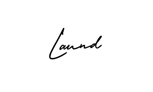 Make a beautiful signature design for name Laund. With this signature (AmerikaSignatureDemo-Regular) style, you can create a handwritten signature for free. Laund signature style 3 images and pictures png