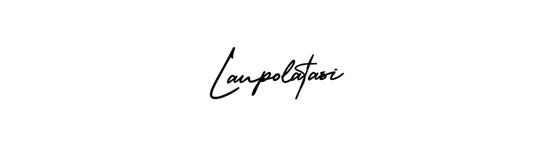 Create a beautiful signature design for name Laupolatasi. With this signature (AmerikaSignatureDemo-Regular) fonts, you can make a handwritten signature for free. Laupolatasi signature style 3 images and pictures png