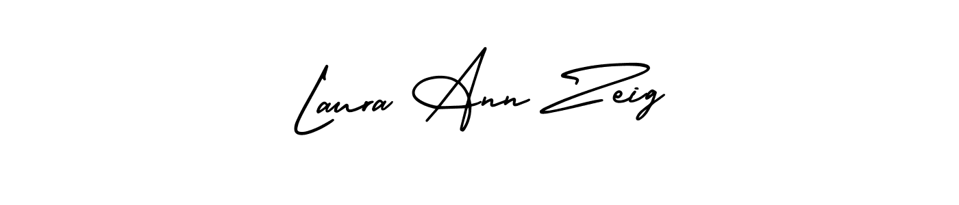 Design your own signature with our free online signature maker. With this signature software, you can create a handwritten (AmerikaSignatureDemo-Regular) signature for name Laura Ann Zeig. Laura Ann Zeig signature style 3 images and pictures png