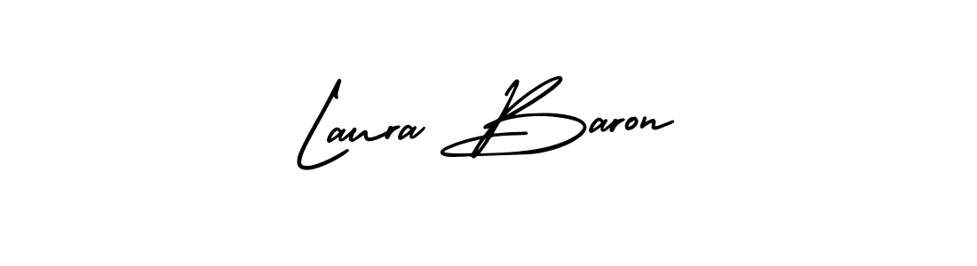 Create a beautiful signature design for name Laura Baron. With this signature (AmerikaSignatureDemo-Regular) fonts, you can make a handwritten signature for free. Laura Baron signature style 3 images and pictures png