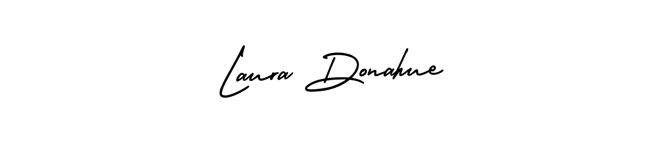 This is the best signature style for the Laura Donahue name. Also you like these signature font (AmerikaSignatureDemo-Regular). Mix name signature. Laura Donahue signature style 3 images and pictures png