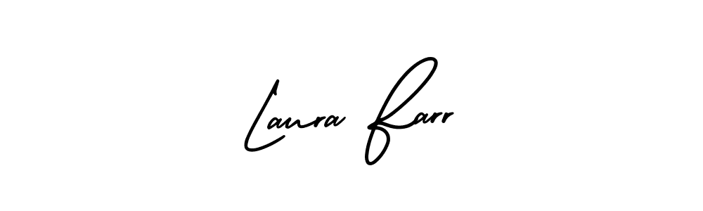 Laura Farr stylish signature style. Best Handwritten Sign (AmerikaSignatureDemo-Regular) for my name. Handwritten Signature Collection Ideas for my name Laura Farr. Laura Farr signature style 3 images and pictures png