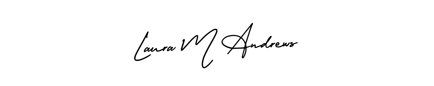 Check out images of Autograph of Laura M Andrews name. Actor Laura M Andrews Signature Style. AmerikaSignatureDemo-Regular is a professional sign style online. Laura M Andrews signature style 3 images and pictures png