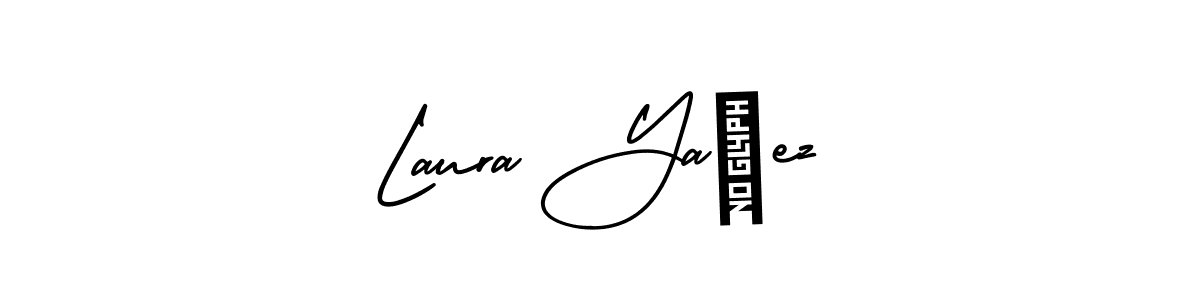 How to make Laura Yañez signature? AmerikaSignatureDemo-Regular is a professional autograph style. Create handwritten signature for Laura Yañez name. Laura Yañez signature style 3 images and pictures png