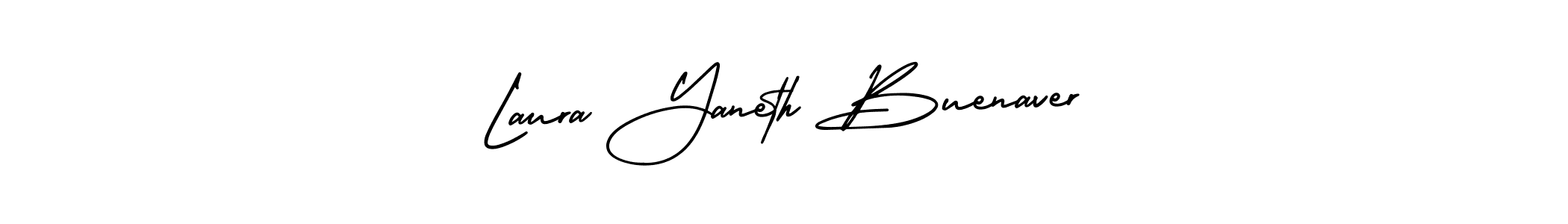 This is the best signature style for the Laura Yaneth Buenaver name. Also you like these signature font (AmerikaSignatureDemo-Regular). Mix name signature. Laura Yaneth Buenaver signature style 3 images and pictures png