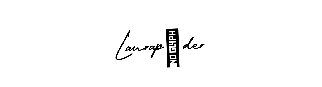Use a signature maker to create a handwritten signature online. With this signature software, you can design (AmerikaSignatureDemo-Regular) your own signature for name LaurapÕder. LaurapÕder signature style 3 images and pictures png