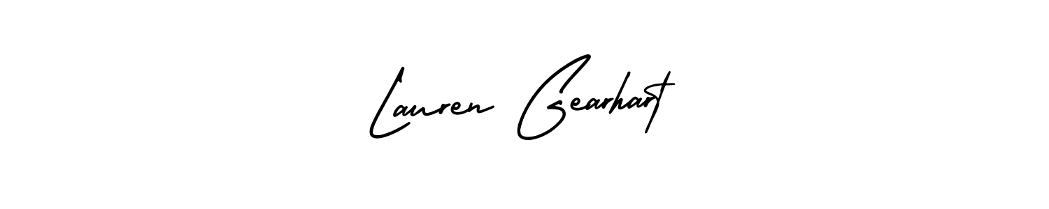 Also You can easily find your signature by using the search form. We will create Lauren Gearhart name handwritten signature images for you free of cost using AmerikaSignatureDemo-Regular sign style. Lauren Gearhart signature style 3 images and pictures png