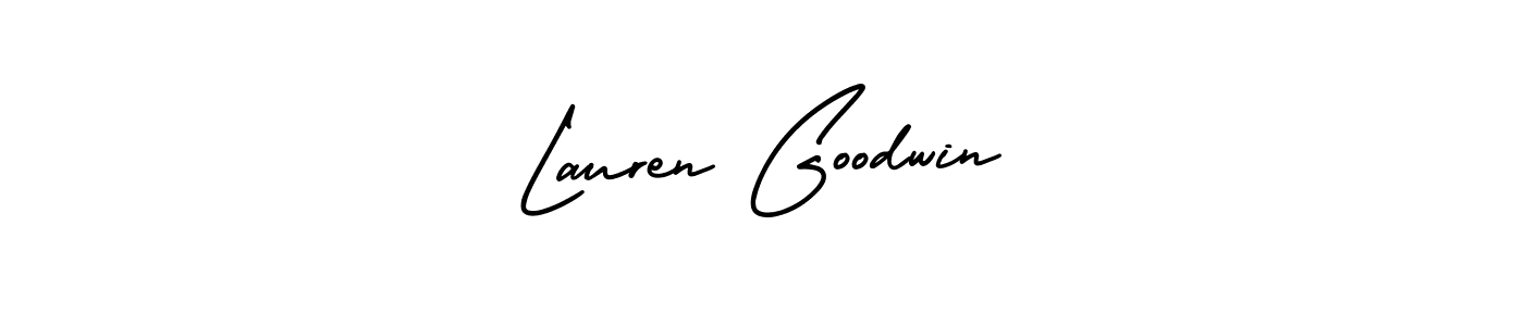 AmerikaSignatureDemo-Regular is a professional signature style that is perfect for those who want to add a touch of class to their signature. It is also a great choice for those who want to make their signature more unique. Get Lauren Goodwin name to fancy signature for free. Lauren Goodwin signature style 3 images and pictures png