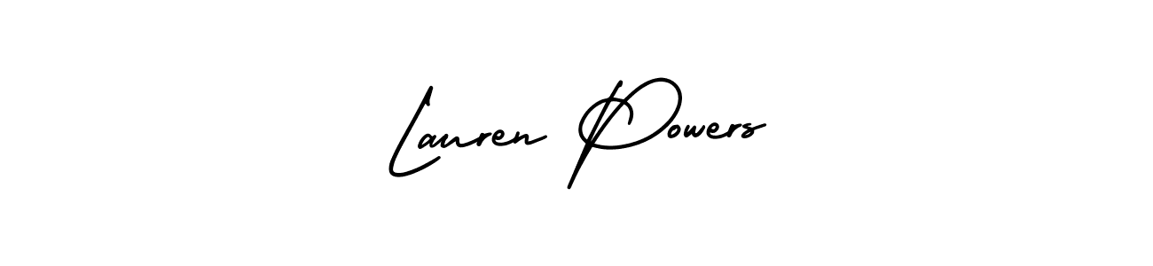 Design your own signature with our free online signature maker. With this signature software, you can create a handwritten (AmerikaSignatureDemo-Regular) signature for name Lauren Powers. Lauren Powers signature style 3 images and pictures png