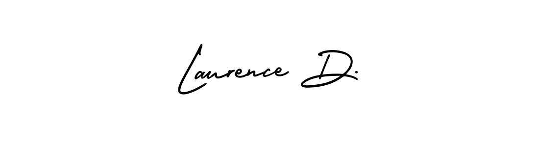 Create a beautiful signature design for name Laurence D.. With this signature (AmerikaSignatureDemo-Regular) fonts, you can make a handwritten signature for free. Laurence D. signature style 3 images and pictures png