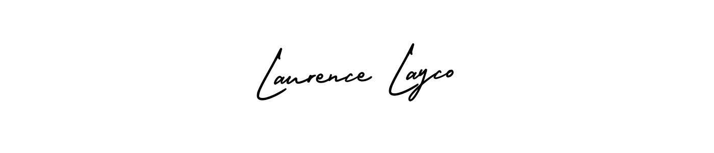 Laurence Layco stylish signature style. Best Handwritten Sign (AmerikaSignatureDemo-Regular) for my name. Handwritten Signature Collection Ideas for my name Laurence Layco. Laurence Layco signature style 3 images and pictures png