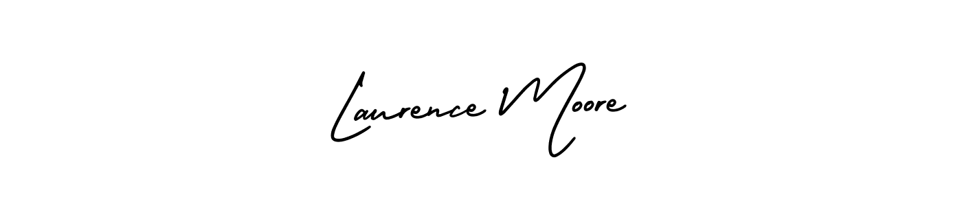 How to Draw Laurence Moore signature style? AmerikaSignatureDemo-Regular is a latest design signature styles for name Laurence Moore. Laurence Moore signature style 3 images and pictures png