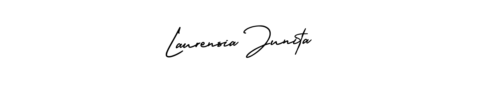Check out images of Autograph of Laurensia Junita name. Actor Laurensia Junita Signature Style. AmerikaSignatureDemo-Regular is a professional sign style online. Laurensia Junita signature style 3 images and pictures png
