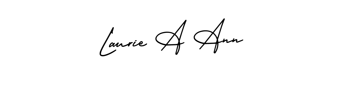 Make a short Laurie A Ann signature style. Manage your documents anywhere anytime using AmerikaSignatureDemo-Regular. Create and add eSignatures, submit forms, share and send files easily. Laurie A Ann signature style 3 images and pictures png