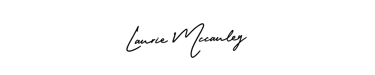 Create a beautiful signature design for name Laurie Mccauley. With this signature (AmerikaSignatureDemo-Regular) fonts, you can make a handwritten signature for free. Laurie Mccauley signature style 3 images and pictures png