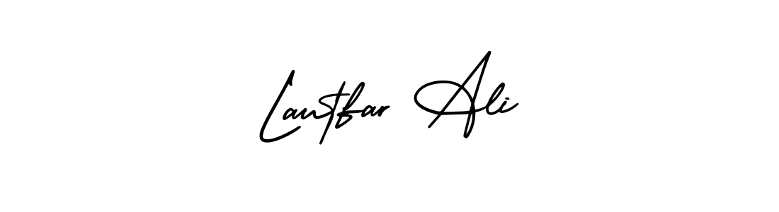 Design your own signature with our free online signature maker. With this signature software, you can create a handwritten (AmerikaSignatureDemo-Regular) signature for name Lautfar Ali. Lautfar Ali signature style 3 images and pictures png
