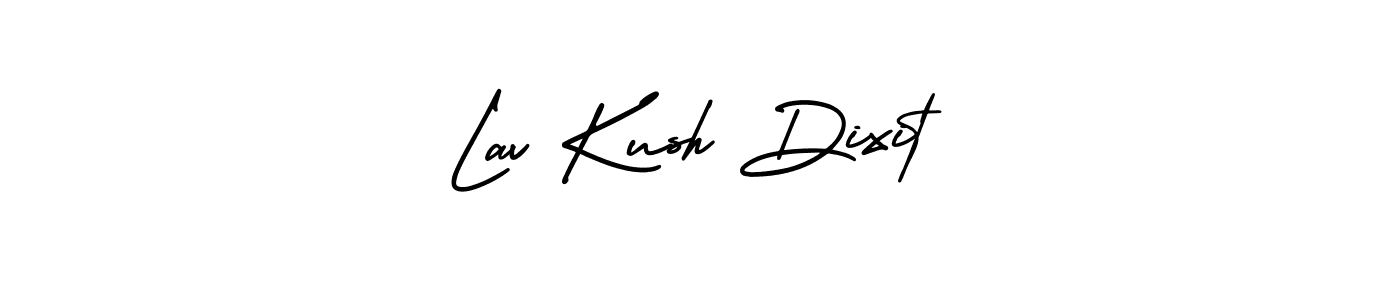 Use a signature maker to create a handwritten signature online. With this signature software, you can design (AmerikaSignatureDemo-Regular) your own signature for name Lav Kush Dixit. Lav Kush Dixit signature style 3 images and pictures png