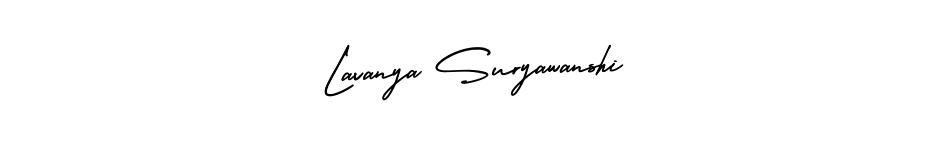 It looks lik you need a new signature style for name Lavanya Suryawanshi. Design unique handwritten (AmerikaSignatureDemo-Regular) signature with our free signature maker in just a few clicks. Lavanya Suryawanshi signature style 3 images and pictures png