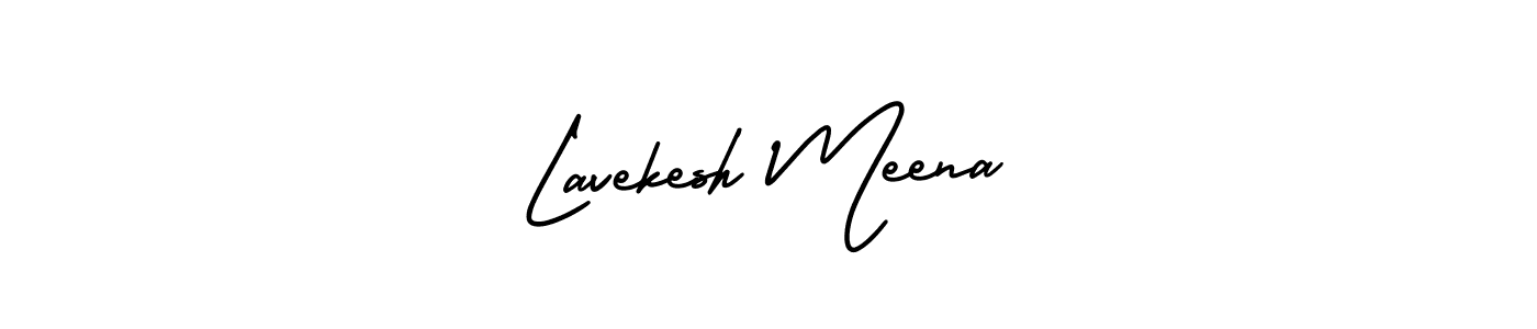 Use a signature maker to create a handwritten signature online. With this signature software, you can design (AmerikaSignatureDemo-Regular) your own signature for name Lavekesh Meena. Lavekesh Meena signature style 3 images and pictures png