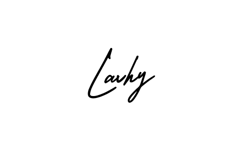 Design your own signature with our free online signature maker. With this signature software, you can create a handwritten (AmerikaSignatureDemo-Regular) signature for name Lavhy. Lavhy signature style 3 images and pictures png