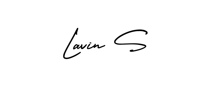 It looks lik you need a new signature style for name Lavin S. Design unique handwritten (AmerikaSignatureDemo-Regular) signature with our free signature maker in just a few clicks. Lavin S signature style 3 images and pictures png