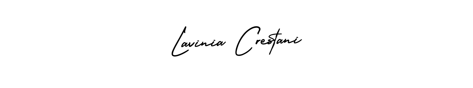 Make a beautiful signature design for name Lavinia Crestani. With this signature (AmerikaSignatureDemo-Regular) style, you can create a handwritten signature for free. Lavinia Crestani signature style 3 images and pictures png