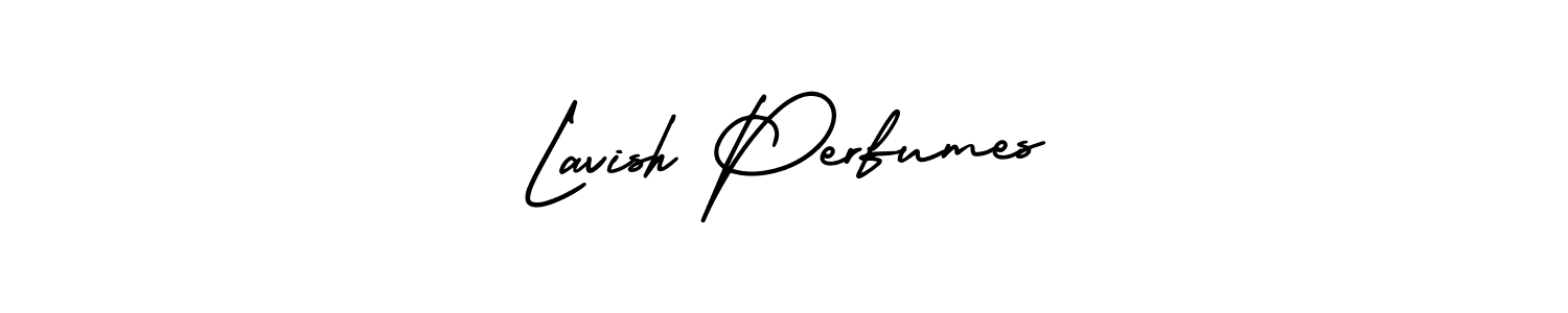 AmerikaSignatureDemo-Regular is a professional signature style that is perfect for those who want to add a touch of class to their signature. It is also a great choice for those who want to make their signature more unique. Get Lavish Perfumes name to fancy signature for free. Lavish Perfumes signature style 3 images and pictures png