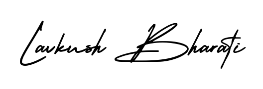 Try this chic Lavkush Bharati handwritten sign style. Using AmerikaSignatureDemo-Regular font elements, it gives your name a sleek, memorable identity. Lavkush Bharati signature style 3 images and pictures png