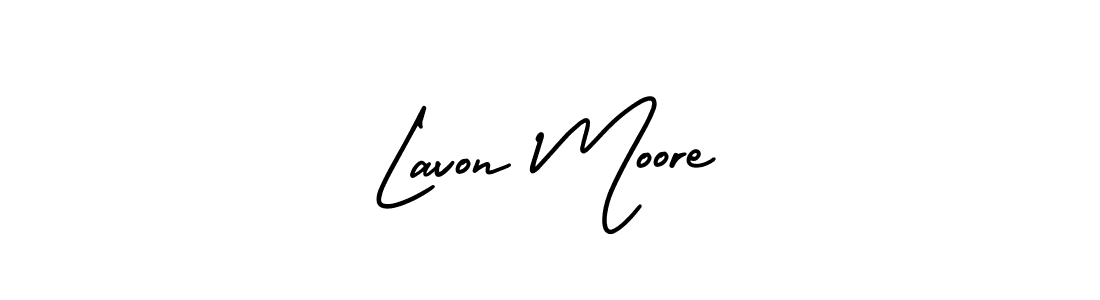 How to make Lavon Moore signature? AmerikaSignatureDemo-Regular is a professional autograph style. Create handwritten signature for Lavon Moore name. Lavon Moore signature style 3 images and pictures png