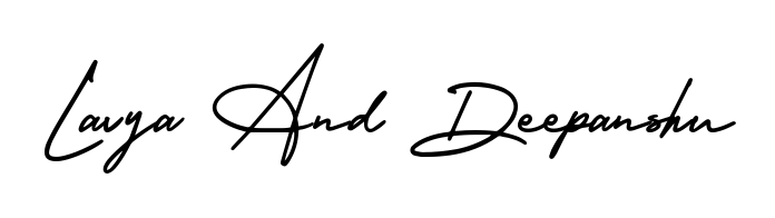 Make a beautiful signature design for name Lavya And Deepanshu. Use this online signature maker to create a handwritten signature for free. Lavya And Deepanshu signature style 3 images and pictures png