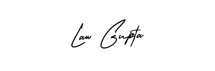This is the best signature style for the Law Gupta name. Also you like these signature font (AmerikaSignatureDemo-Regular). Mix name signature. Law Gupta signature style 3 images and pictures png