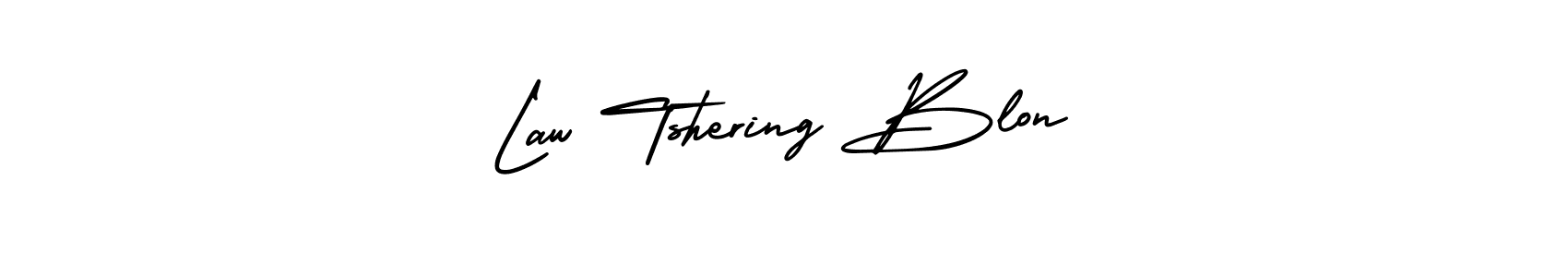 Make a beautiful signature design for name Law Tshering Blon. Use this online signature maker to create a handwritten signature for free. Law Tshering Blon signature style 3 images and pictures png