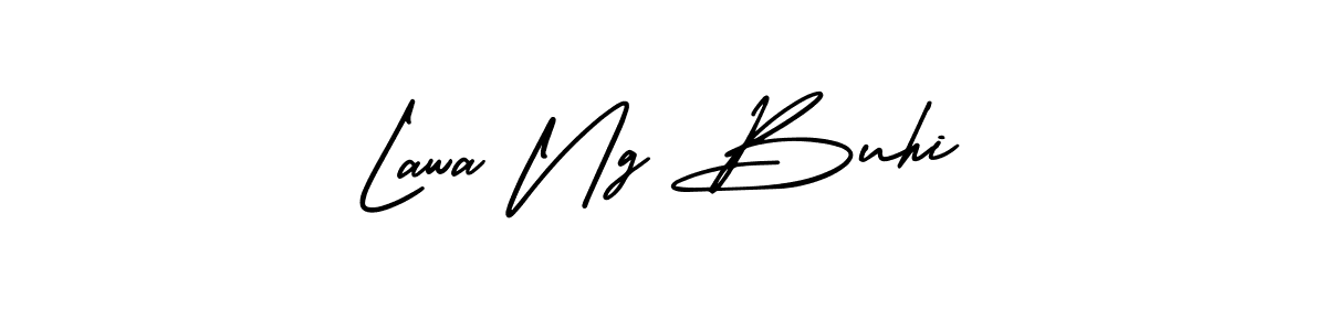if you are searching for the best signature style for your name Lawa Ng Buhi. so please give up your signature search. here we have designed multiple signature styles  using AmerikaSignatureDemo-Regular. Lawa Ng Buhi signature style 3 images and pictures png