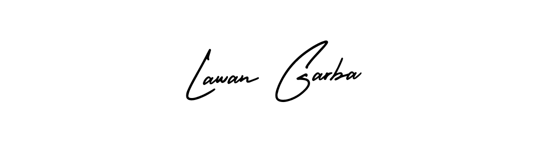 Make a beautiful signature design for name Lawan Garba. With this signature (AmerikaSignatureDemo-Regular) style, you can create a handwritten signature for free. Lawan Garba signature style 3 images and pictures png