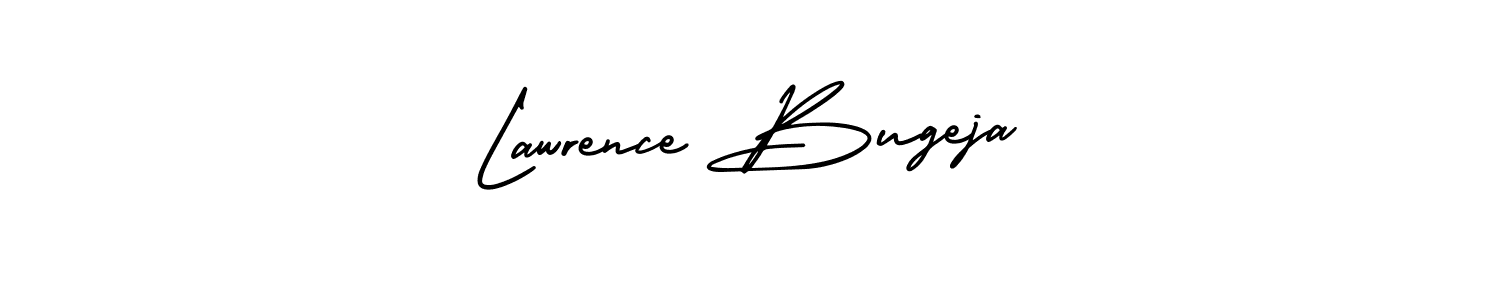 How to make Lawrence Bugeja name signature. Use AmerikaSignatureDemo-Regular style for creating short signs online. This is the latest handwritten sign. Lawrence Bugeja signature style 3 images and pictures png