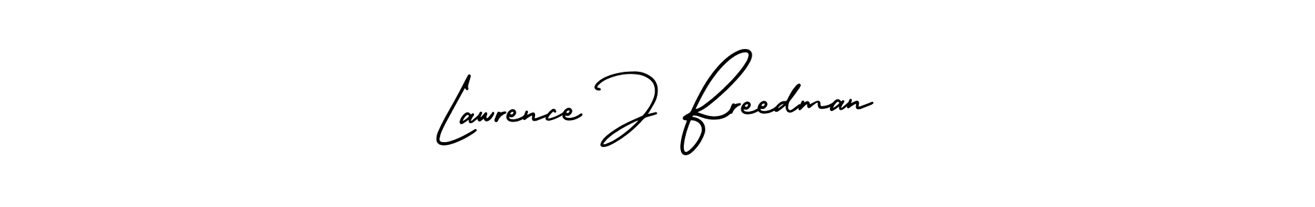 Lawrence J Freedman stylish signature style. Best Handwritten Sign (AmerikaSignatureDemo-Regular) for my name. Handwritten Signature Collection Ideas for my name Lawrence J Freedman. Lawrence J Freedman signature style 3 images and pictures png