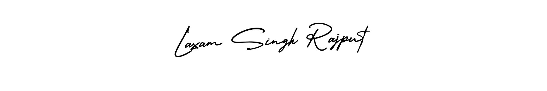 Make a beautiful signature design for name Laxam Singh Rajput. With this signature (AmerikaSignatureDemo-Regular) style, you can create a handwritten signature for free. Laxam Singh Rajput signature style 3 images and pictures png