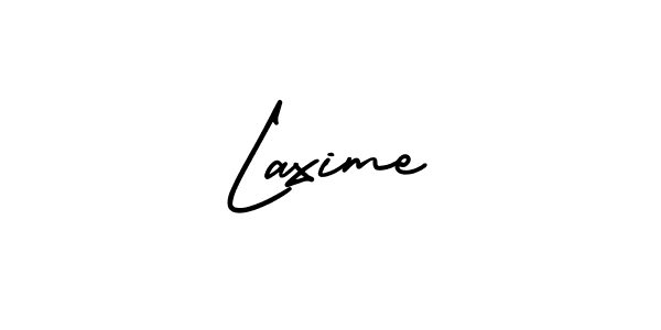 How to make Laxime signature? AmerikaSignatureDemo-Regular is a professional autograph style. Create handwritten signature for Laxime name. Laxime signature style 3 images and pictures png