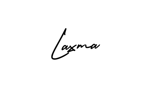 Design your own signature with our free online signature maker. With this signature software, you can create a handwritten (AmerikaSignatureDemo-Regular) signature for name Laxma. Laxma signature style 3 images and pictures png